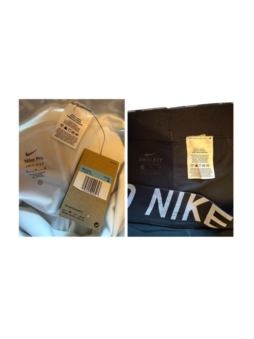 2 Pair of Nike Pro Biker Athletic Shorts Bundle - Picture 7 of 7